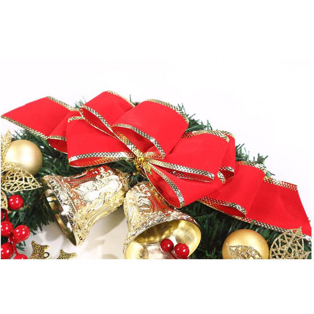 Christmas Wreath Garland Arrangement Christmas Ornament Front Door Hanging Garland Christmas Wreath Home Decorations Wreath 30CM