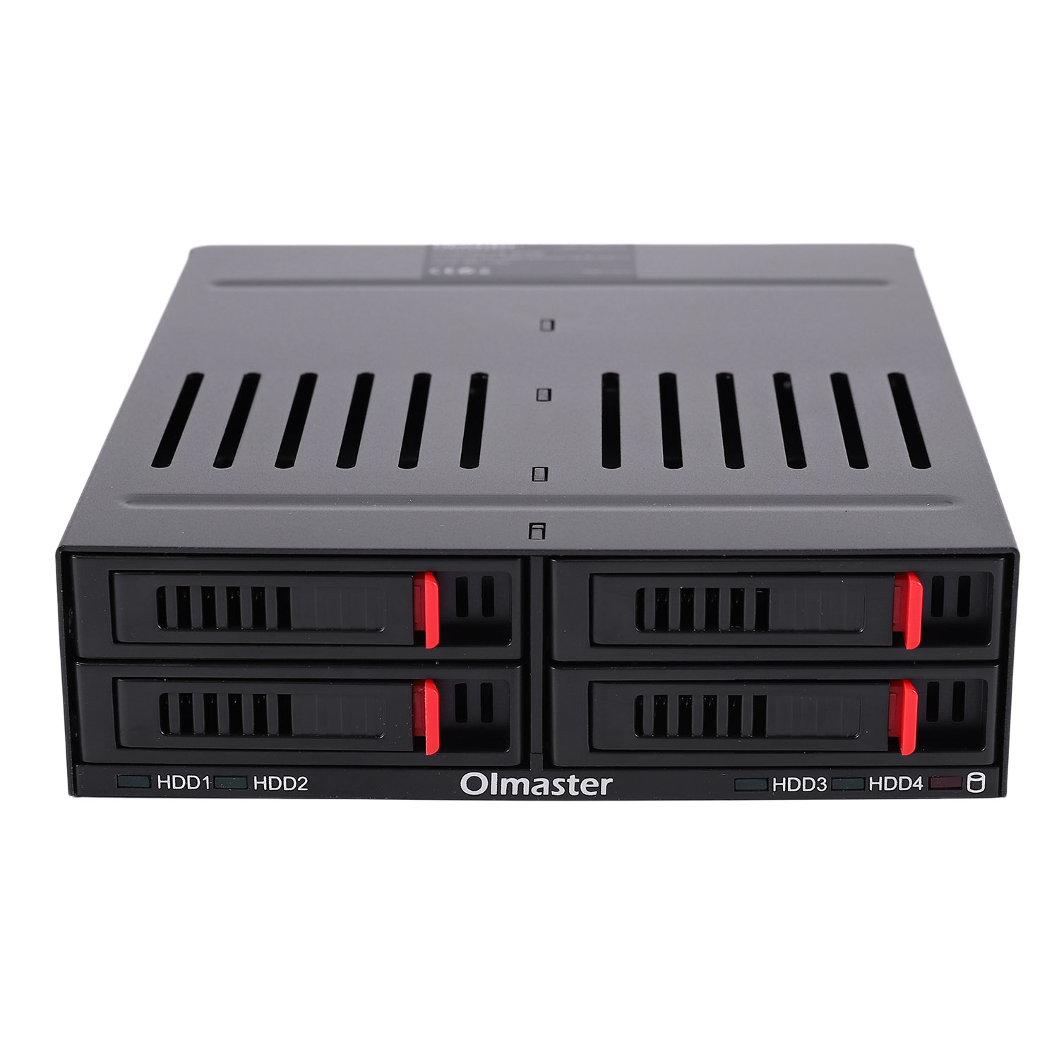 Oimaster He-2006 Rack interno Sata a 4 slot custodia per disco rigido da 2.5 pollici Rack Mobile interno con indicatore Led ventola integrata