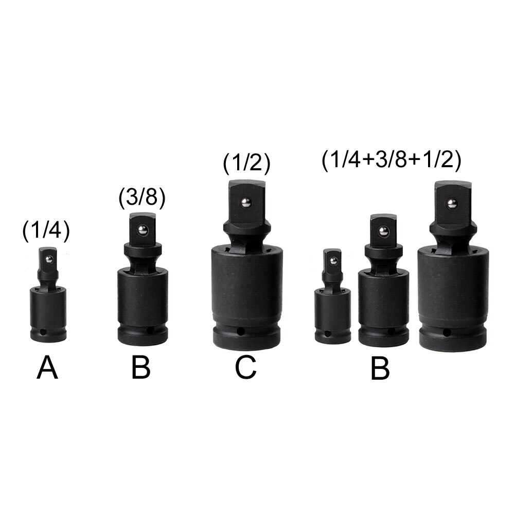 Rustproof Extension 360 Degree Adapter Labor Saving Swivel Wobble Socket Chrome Moly Accessories Impact Universal Joint Drive
