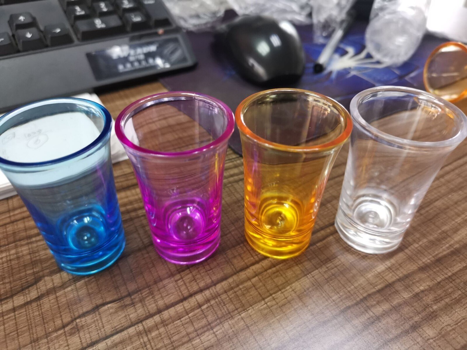 Acrylic Stemless Bar Party Wine Glass Wine Glasses And Water Tumblers, Made Of Shatterproof Whisky Brandy Vodka Glass Cup #Y1