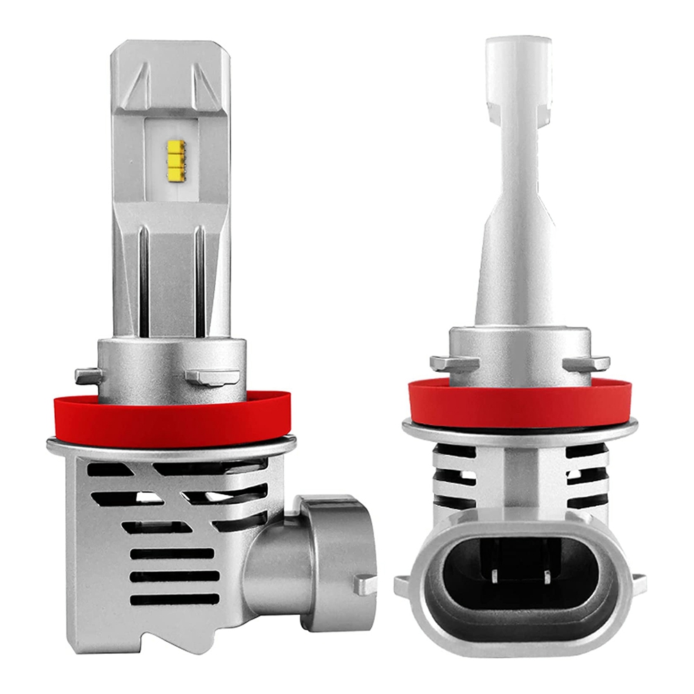 H11 H8 H9 H16 Bombillas de faros LED 12000Lm por juego 6500K Bombilla LED de faros inalámbricos de color blanco frío Paquete de 2