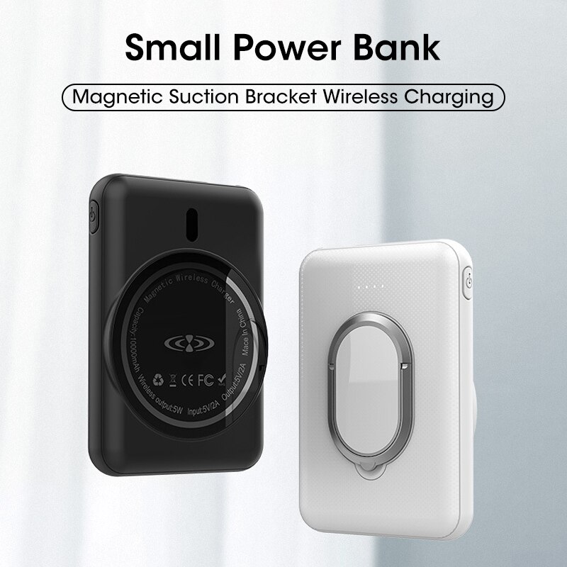 Magnetische kabellose powerbank 1:1 5000 , tragbarer externer akku für mobiltelefone, kompatibel mit iphone 13, 12 , 13 pro , 12 pro max, mini-powerbank