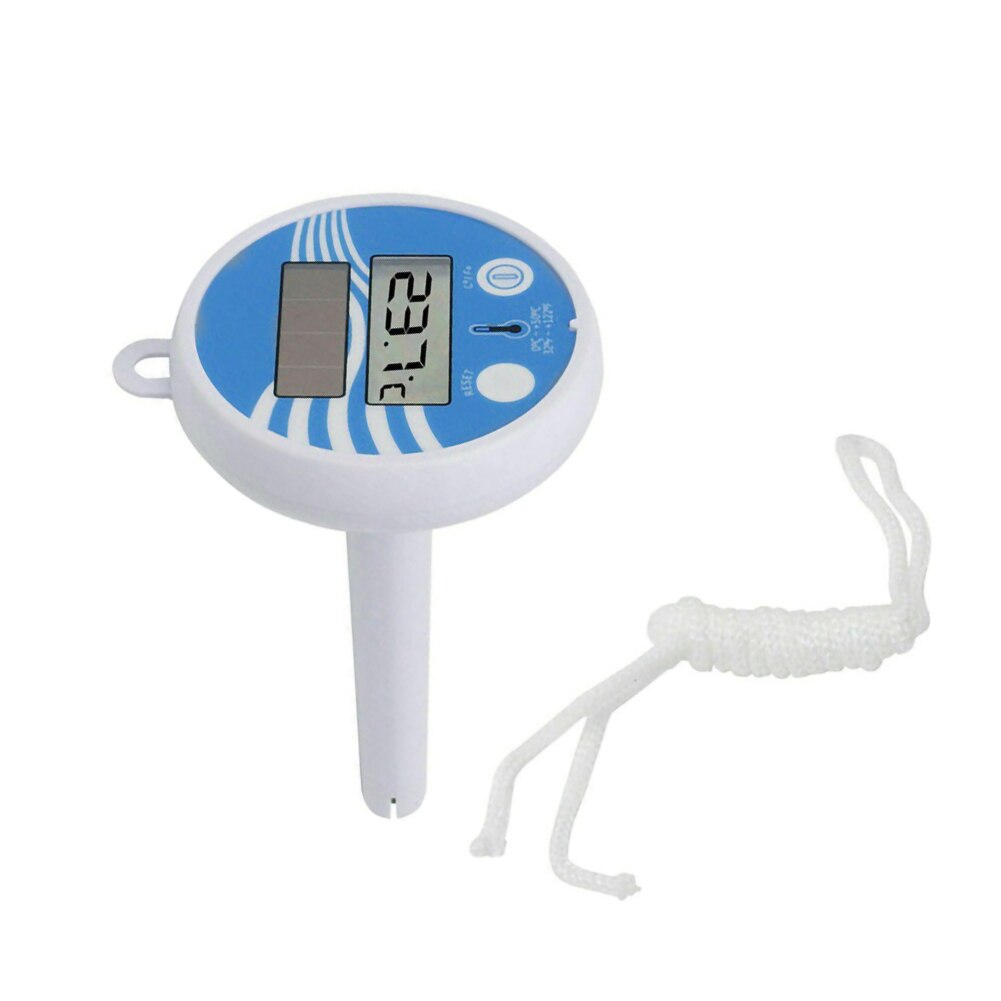 Swimming Pool Floating Digital Thermometer Solar Powered Monitor Spa Tub Pool Water Temperature Tester Portable Accessories: Default Title