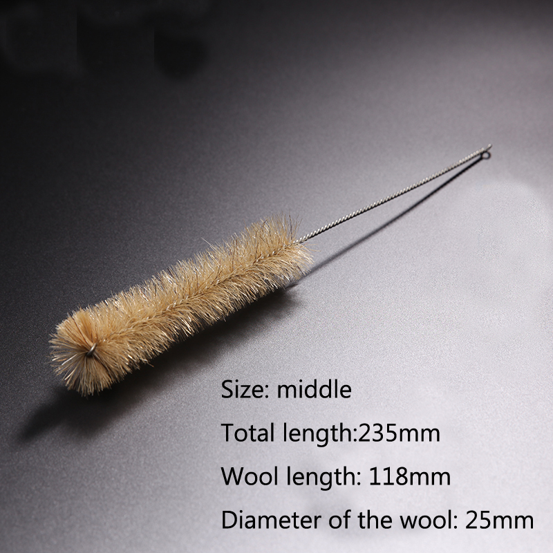 3pcs/set Test-tube brush Laborator Laboratory Test Tube Hair Brush (small,middle and big) 3pcs/set