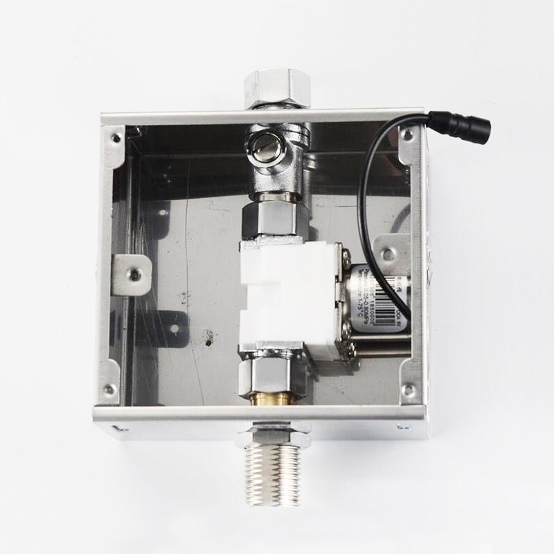 In Wall Mounted Chrome Color Automatic Sensor Urinary Flush Valve