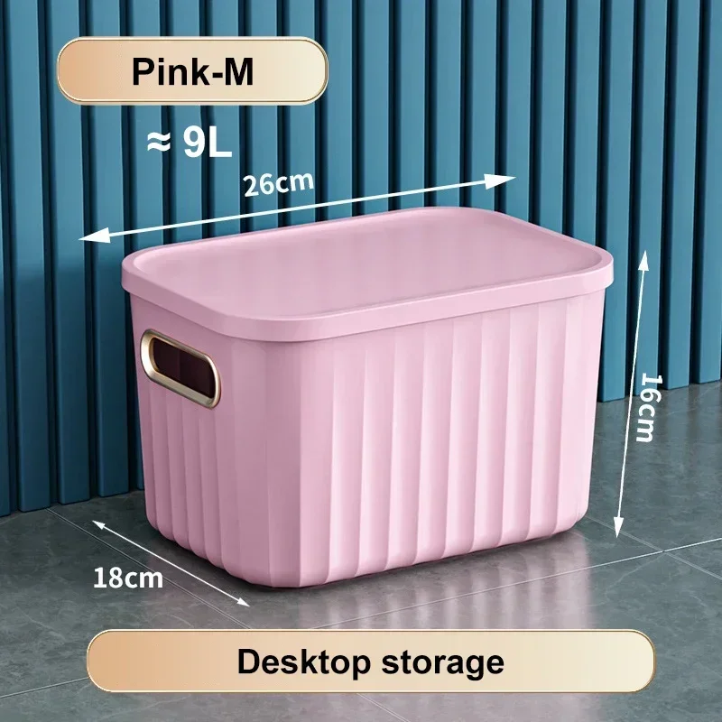 Japanische Kunst Farbe Aufbewahrung sbox Schlafsaal Heimat Sekretariat Schreibtisch Kleinigkeiten Container Snack Kosmetik mit Deckel Aufbewahrung sbox: Freier Raum