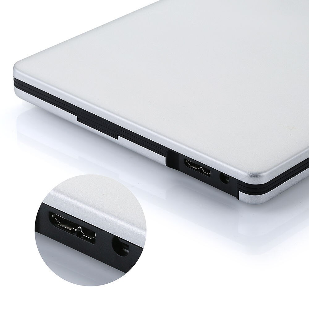 Grabador de Blu-Ray USB3.0 externo BD-ROM Unidad de DVD óptico Escritor de BD-RE Lector de Blu-Ray 3D para computadora portátil/escritorio