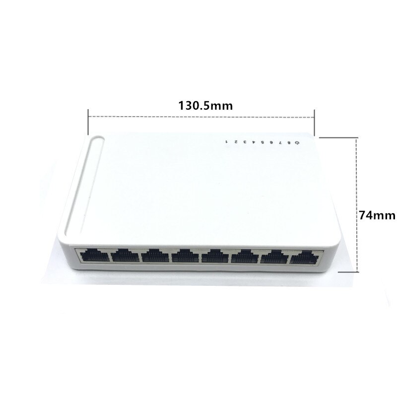 OEM model 8 Port Gigabit Switch Desktop RJ45 Ethernet Switch 10/100/1000mbps Lan Hub switch 8 portas
