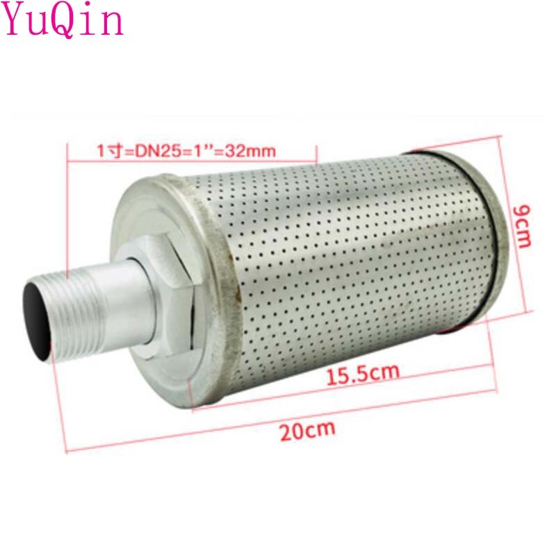 30bar high pressure muffler High temperature resistance 500 ℃ Dryer muffler Air exhaust muffler Noise reduction equipment: DN25