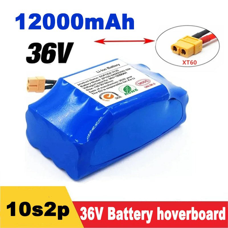 36V 7,0Ah Batterie Hoverboard Wiederaufladbare Li-Ion Akku Li-Ion Zelle Für Elektrische Selbst Gleichgewicht Rolle Hoverboard Einrad