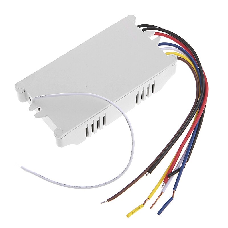 4 Way ON/OFF 220V Wireless Receiver Lamp Light Remote Control Switch