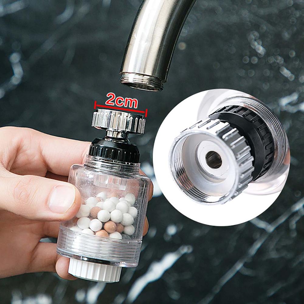 Waterkraan mondstuk 360 rotatie kraan sproeier 2/3 modus keukenkraan extender beluchter splash bubbler keuken accessoires (kleur: korte 3 mal Waterkraan mondstuk 360 rotatie kraan sproeier 2/3 modus keukenkraan extender beluchter splash bubbler keuken accessoires (kleur: korte 3 mal