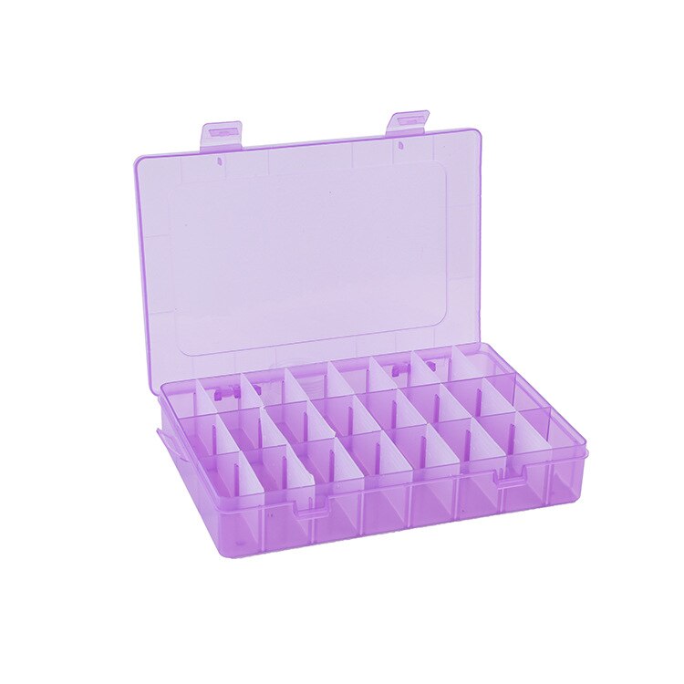 Transparent Plastic Embroidery Floss Storage Box Floss Bobbins Beads Storage Organizer DIY Cross Stitch Sewing Tools: army green