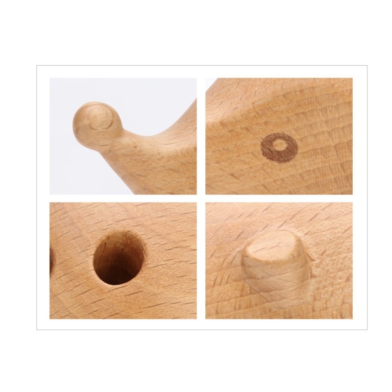 Holz Igel 24 See Stift Eingesetzt Stand Multi-Funktionale Schreibtisch Halfter freundlicher SchöNe Bleistift Halfter Mit 24 Farben stift