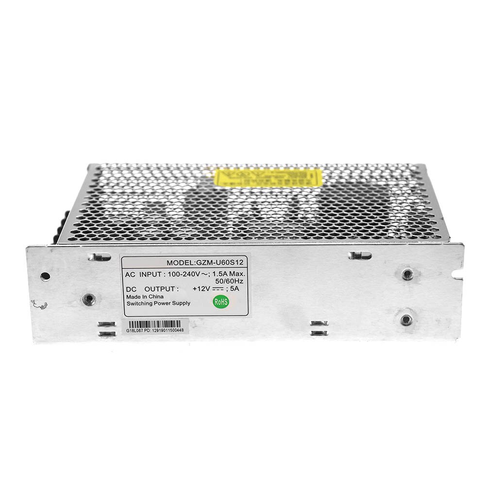 Fuente de alimentación conmutada para Monitor, accesorio para GZM-U60S12, DC12V, 5A, 60W, 160x98x40mm, Psu