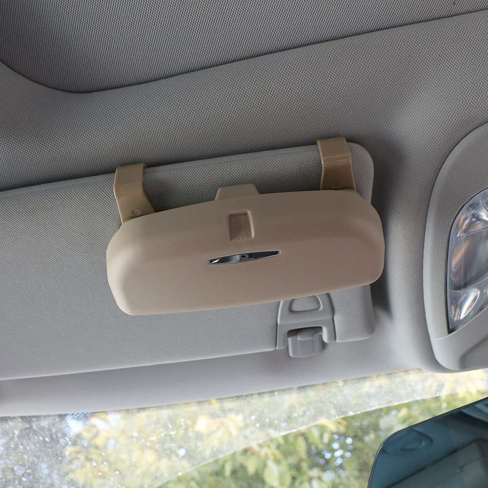 Xburstcar-caja de gafas de sol para coche, para Lexus ES 250 IS GS200 240 250 300 350 RX 270 200T, para Toyota Prius Reiz Highlander Prado Parts: Upgrade Beige