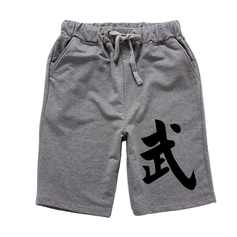 Sommar herr 4 färg kungfu boxningsshorts bomull kampsport byxor sport fitness byxor