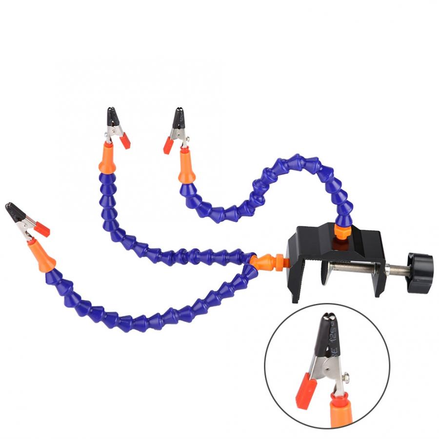 3 Arms Adjustable Soldering Station Table Clip Soldering Station for Electronics Repair Welding Solder Station DIY Repairing