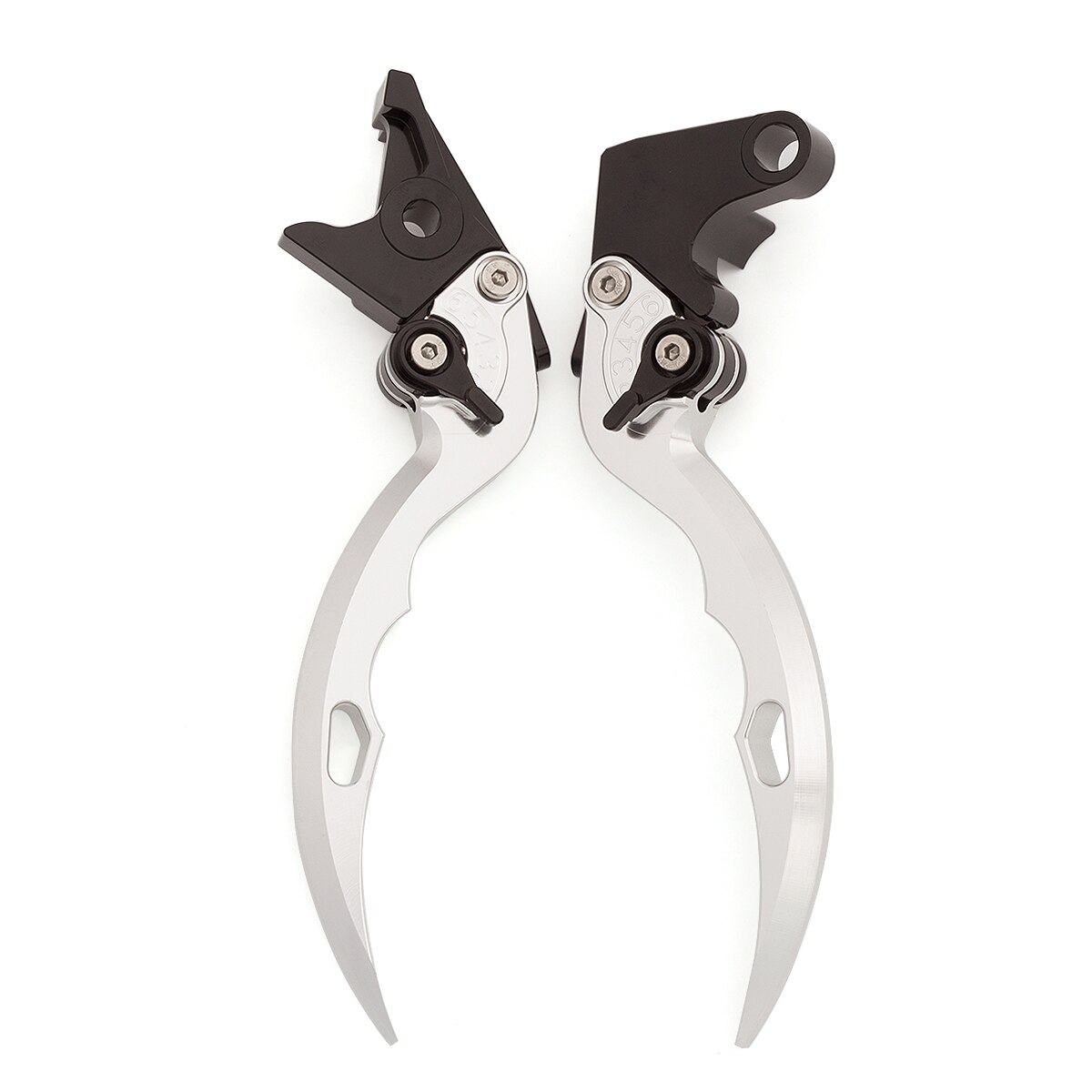 170mm Motorcycle Knife Blade Handles CNC Aluminum Brake Clutch Lever For Honda Grom 150: 170mm Sliver