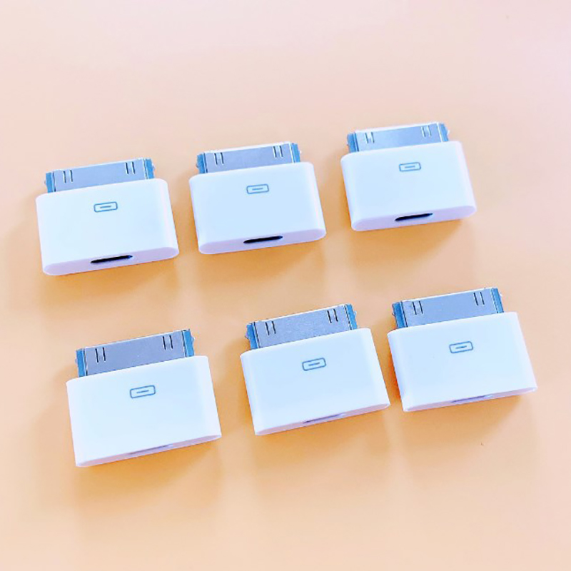 Lighting To 30Pin Adapter 8Pin Male To 30 Pin Female Charging Sync Converter For IPhone 4 4S IPad 2 3 IPod Touch Charger Cable