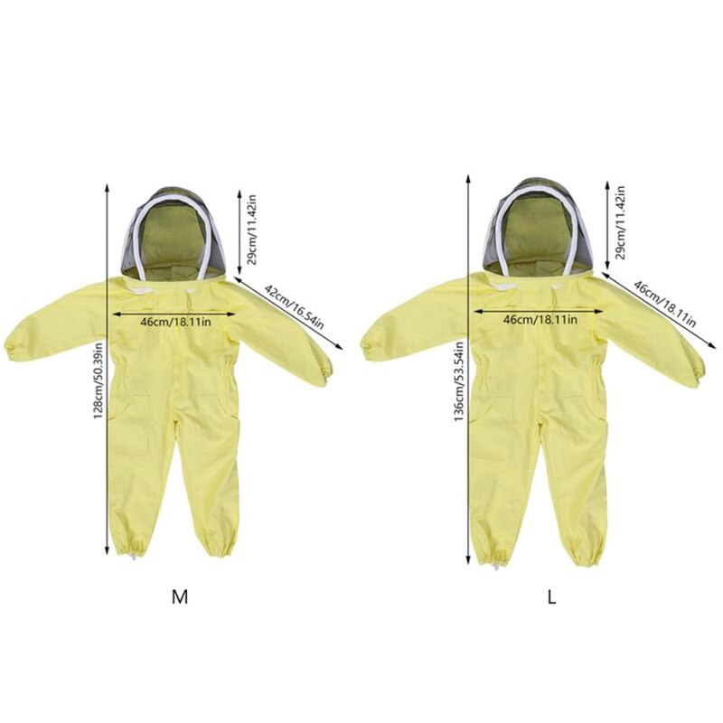 Costume D'Apiculture Parent-Enfant Professionnel Avec Gants - Combinaison Anti-Abeilles Respirante Et Confortable