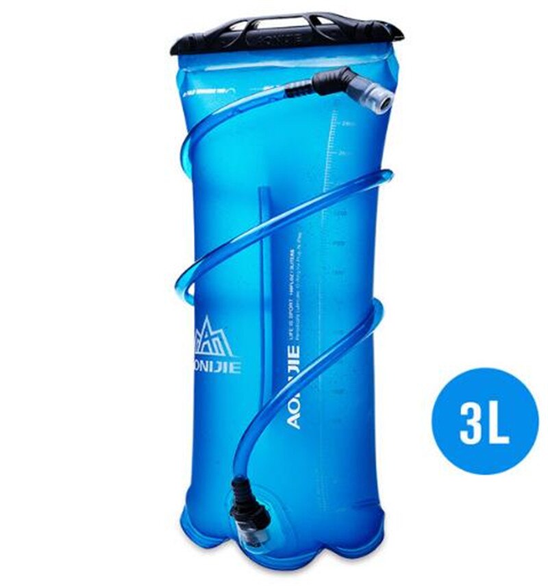 Aonijie soft reservoir waterzak hydratatiepakket wateropslagzak bpa-vrij 1.5l 2l 3l hardloophydratatie: 3l