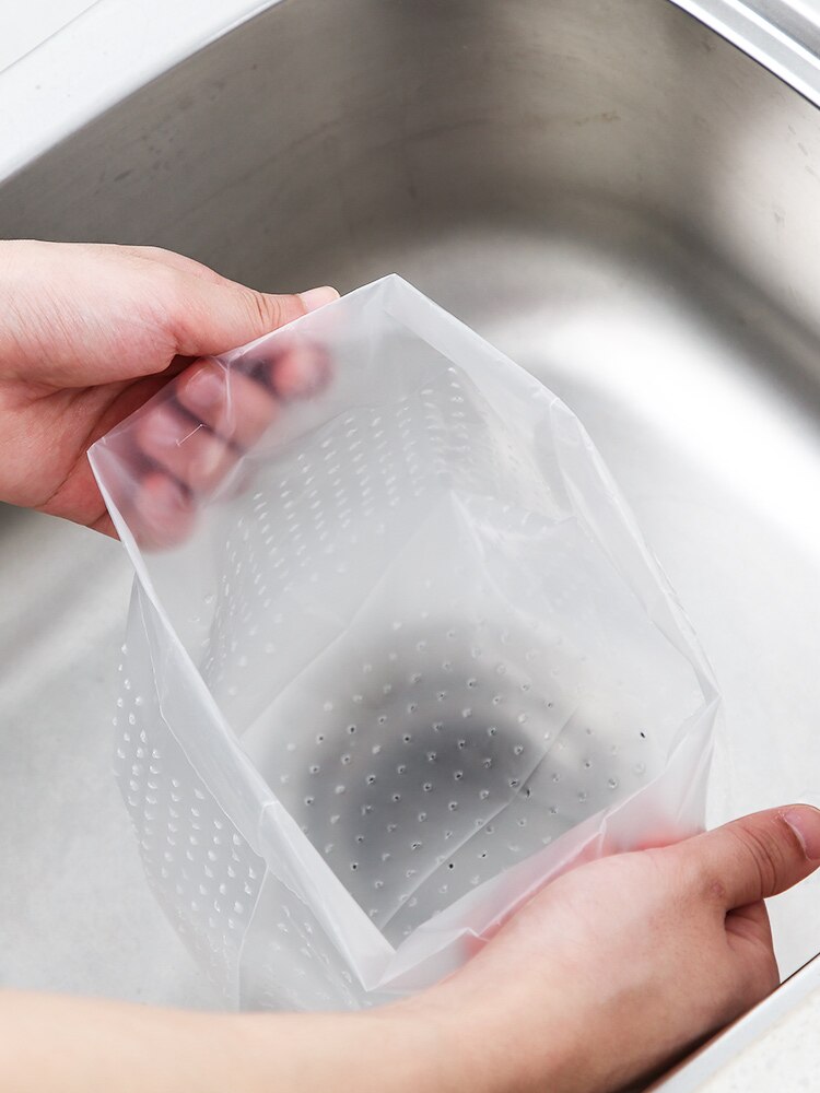 Kitchen vertical garbage bag household thickened disposable pool filter sink self-standing drain bag Sink Drain Garbage Bag