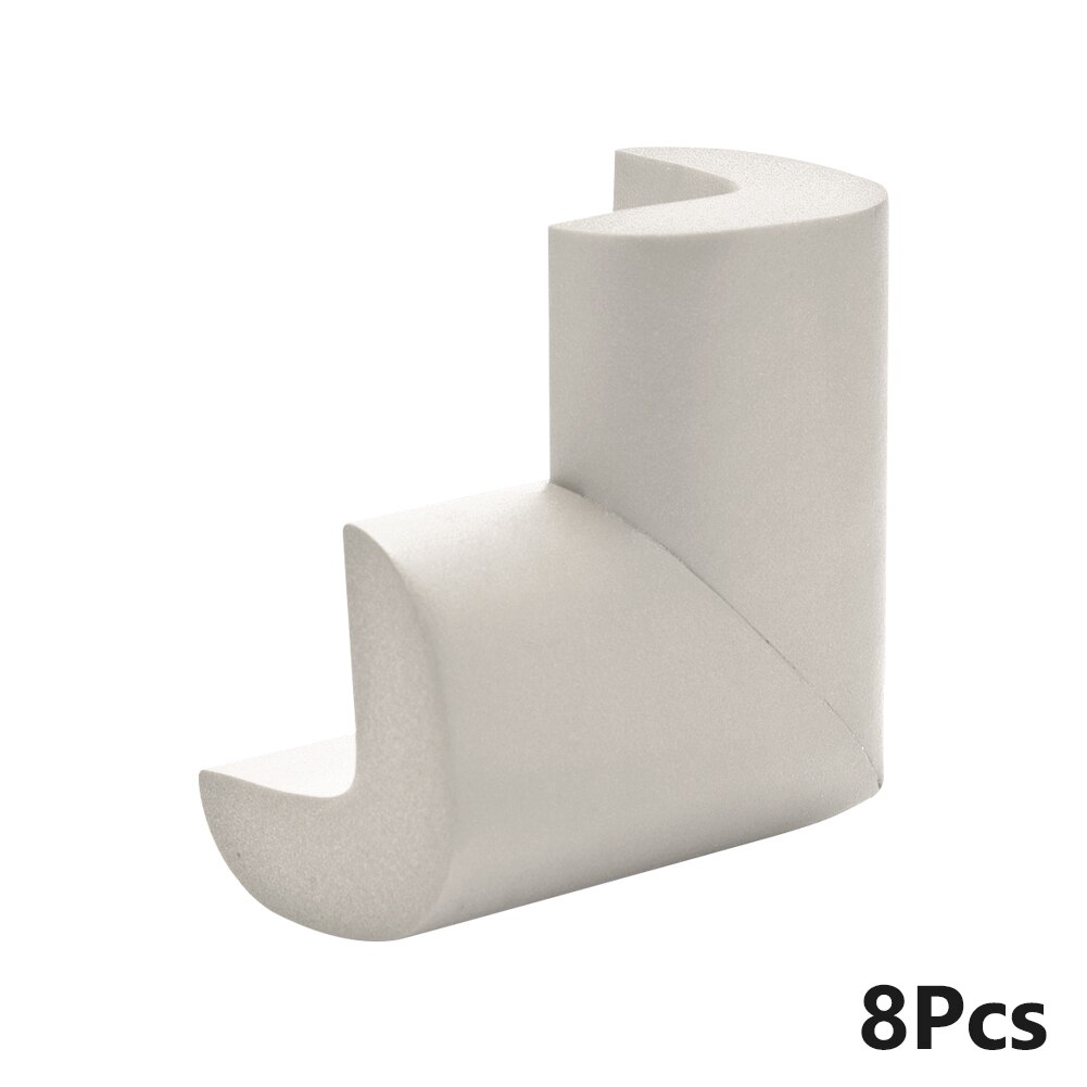 8 stk/parti 70 x 35mm blød bord skrivebord hjørnebeskytter baby sikkerhedskant hjørnebeskytter til børn spædbørn beskytte tape pude: Grå