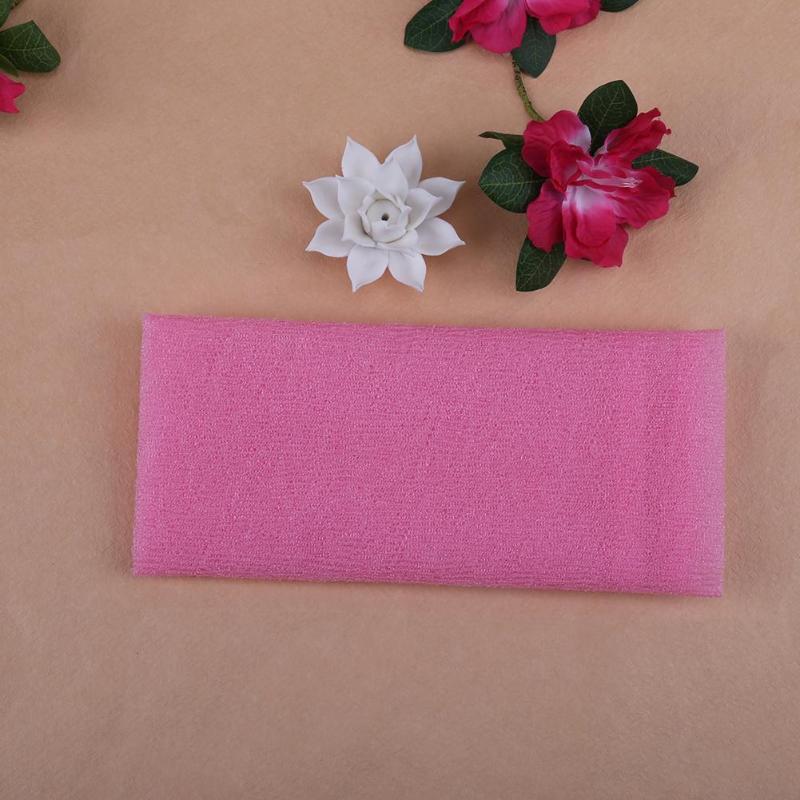 Ducha de baño de malla de nailon, limpieza corporal, toalla exfoliante, estropajos, paños, estropajos, herramienta de limpieza para el lavado de cara y cuerpo, productos