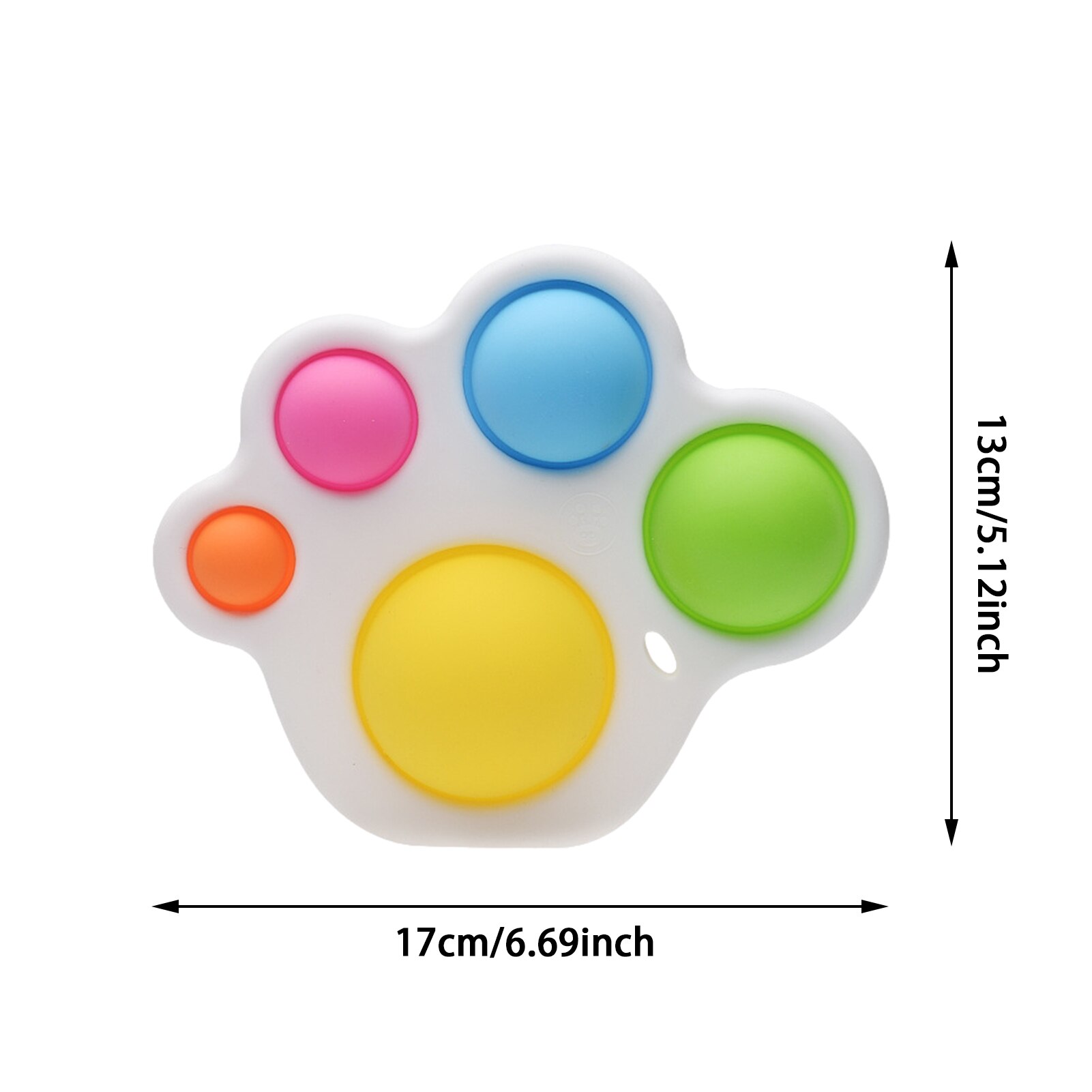 Baby Einfache Sensorischen Spielzeug Pädagogisches Silikon Zappeln Grübchen Spielzeug