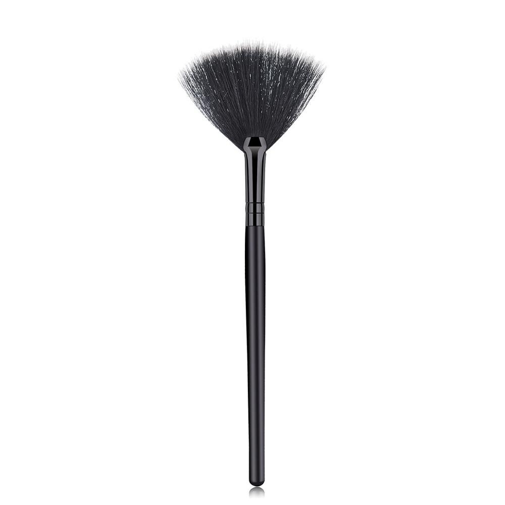 1PC Retractable Blush Makeup Brush Aluminum Handle Eyeshadow Foundation Facial Brushes Makeup Cosmetic Tools: 4