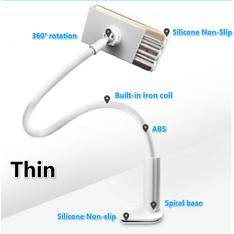 Soporte Flexible para Tablet, Soporte para IPad Mini Air/mobile phone de 3,5 a 10,5 pulgadas, Soporte para cama perezosa, Soporte para tableta, Soporte Flexible
