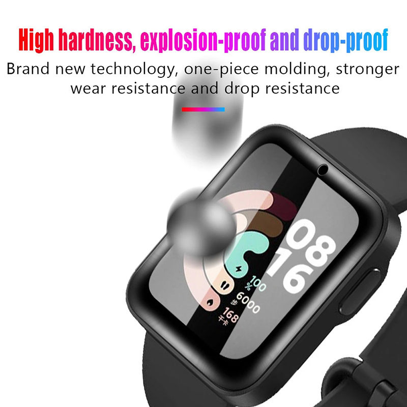 9D Curved Soft Glass Film for Redmi Watch 2 3 Lite 3 Active Full Screen Protector for Xiaomi Mi Watch Color Lite POCO Watch