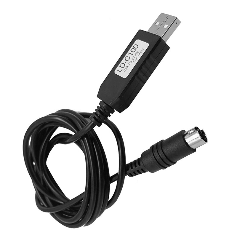USB to CAT-DIN6 Cable - For Kenwood TS-440 TS-450 TS-680 TS-950 TS-940 TS-850 790 Radios