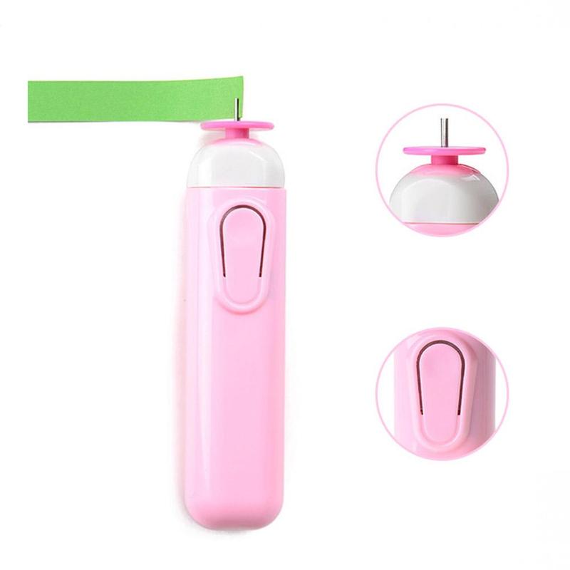 Automatic Paper Quilling Pen DIY Origami Roll Pen Handmade Slotted Pen Needle Craft Tool Electric Tool Paper Roll Paper Qui U4Q6