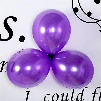 100pcs Purple Inflatable Toys 10 Inches Traditional Balloon Kids Children Party Toy Outdoors Fun Color Children: i 100piece