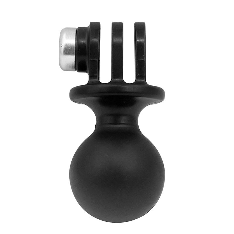 Draagbare 2.5Cm Diameter Rubberen Bal Hoofd Mount Statief Base Adapter Voor Gopro Hero 5/4/3 +/3/2/1 Sjcam Yi Sport Actie