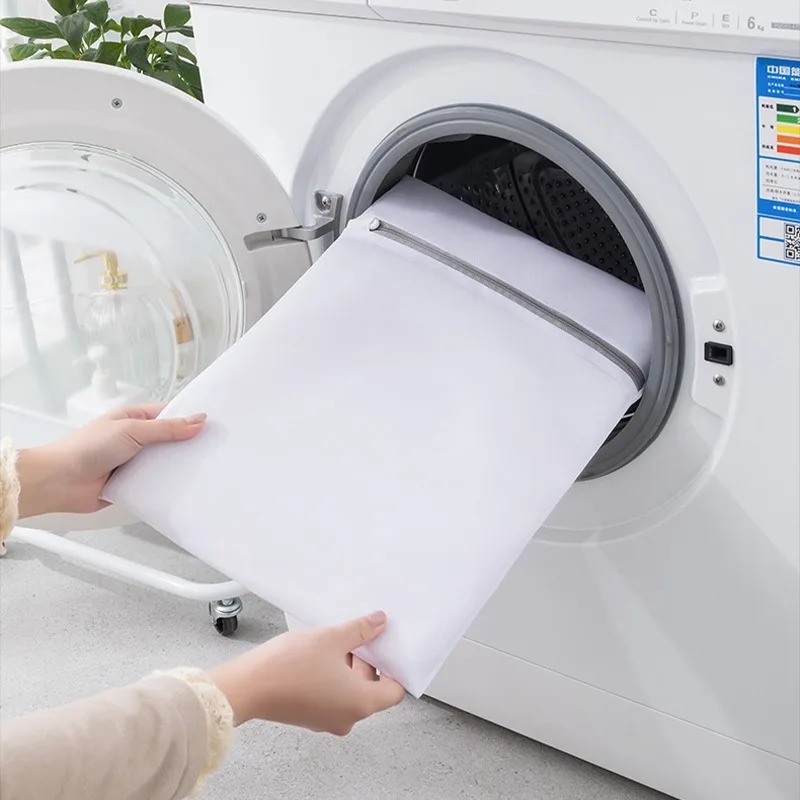 Bolsas de mano para lavandería mejoradas, reutilizables, para lavadora, cuidado de ropa, bolsa de lavado, red de malla, sujetador, calcetines, lencería, ropa interior, almacenamiento de lavandería