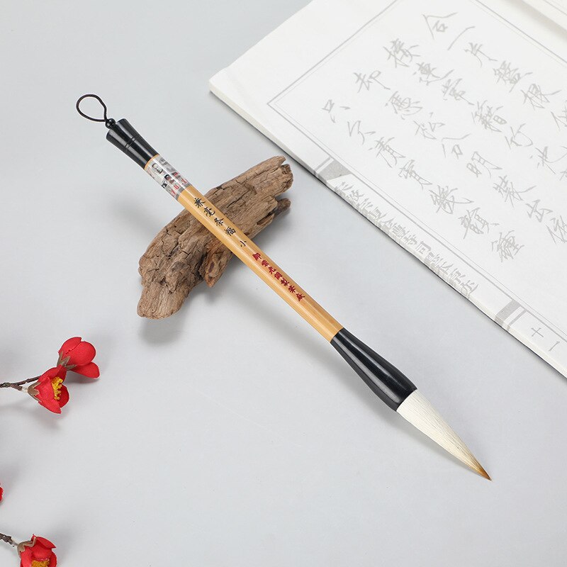 Lobo y ovejas estudiante escribir cepillo pluma pincel de punta flexible y fácil para recoger el frente europeo guión regular caligrafía escritura