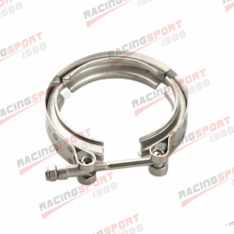 3" V-Band Vband Clamp CNC Stainless Steel Flange Flanges Kit Turbo
