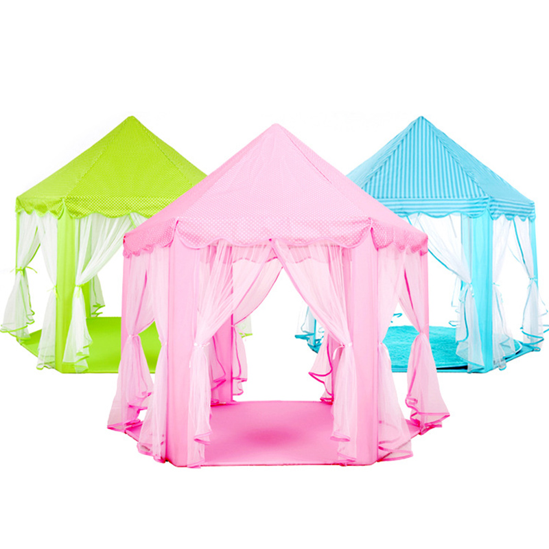 Girl Princess Castle Foldable Tents Playhouse Ball House Children Playing Sleeping Toy Tent Indoor Outdoor Portable Tent Y40