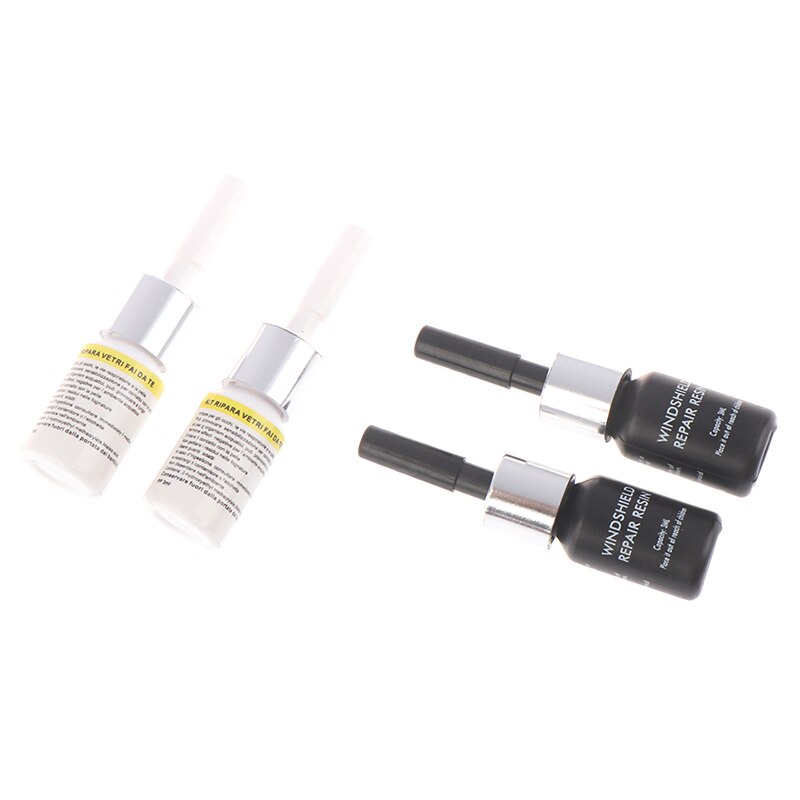 2pcs Windshield Repair Kit Car Windshield Repair Resin Kit DIY Auto Glass Crack Restore Tool Car Window Curing Glue
