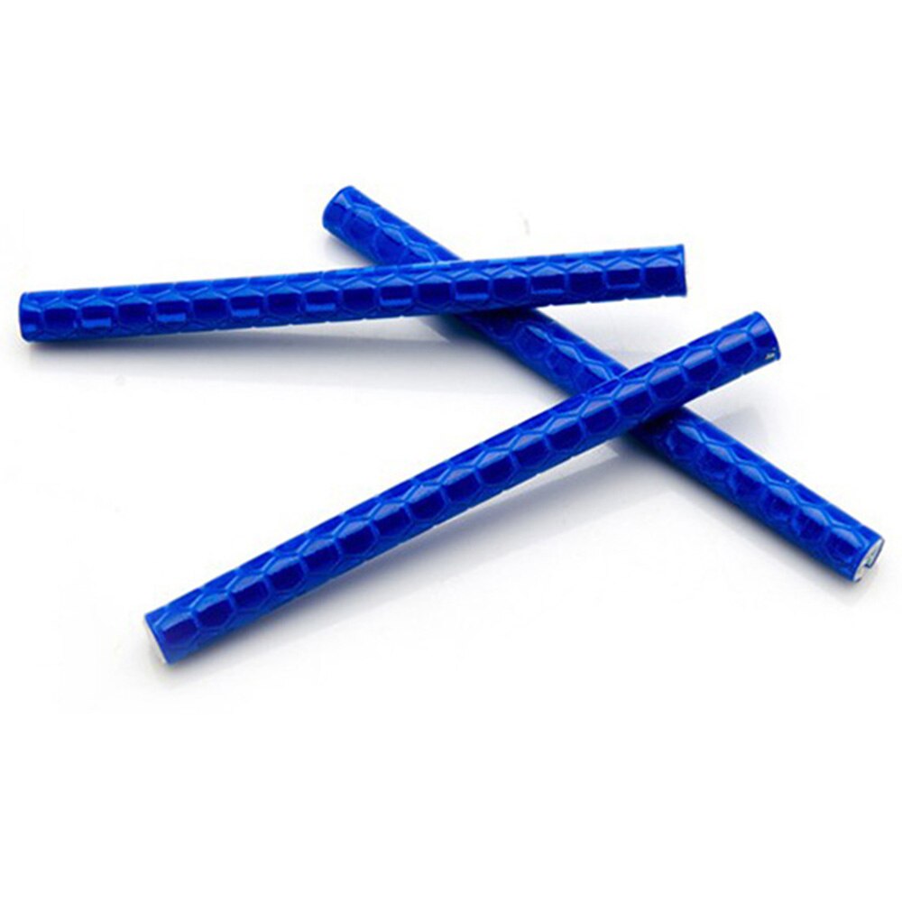 Kleurrijke 12Pcs Reflector Fiets Velg Sprak Strip Bike Mount Waarschuwingslampje Strip Buizen Bike Tire Reflecterende Decoartion