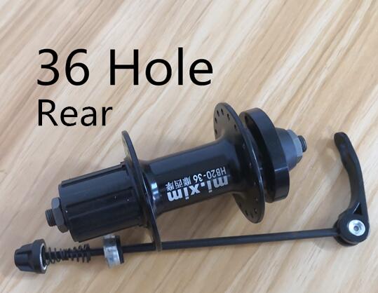 Mountain MTB Voor Achter Hub Goud Fietsonderdelen Schijfrem Baard Naven Rotodyne hub/Quick Release Fiets Hubs 32 of 36 Gaten: 36 holes Rear