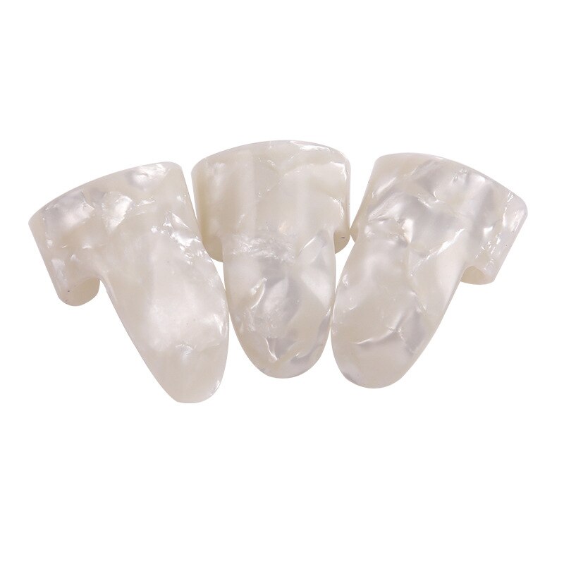 1/3 Uds. Púas de guitarra para dedo pulgar, mediador de celuloide, púas para guitarra, bajo, guitarra acústica, accesorios para guitarra eléctrica: violet