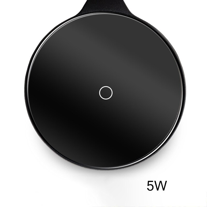 20W Fast QI Charger Wireless For IPhone 8 Plus X XR XS 11Pro Max Fast Wireless Charger Charging Pad For Samsung S12 Plus: 5w black