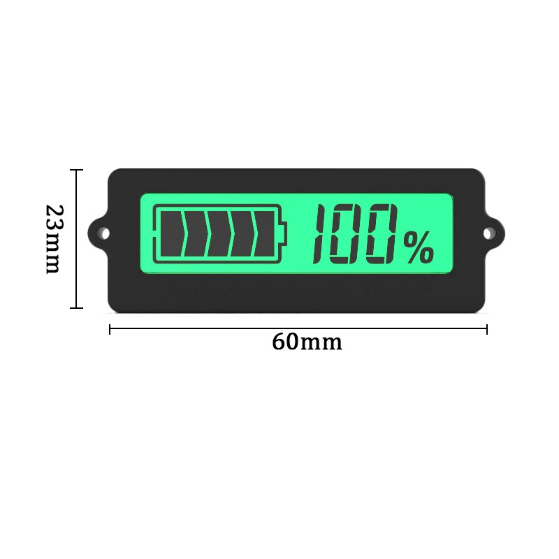 Ly6n indikator for forsænket batterikapacitet bly-syrebatteri voltmeter grønt lys batteriindikator 12v 24v 36v 48v: 36v grønne
