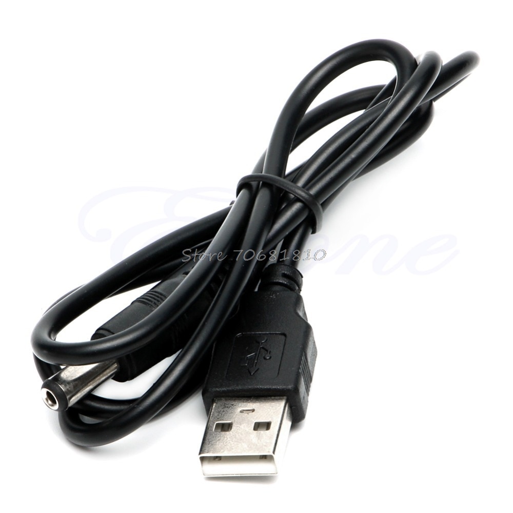 Usb A Male Naar 5.5*2.1 Mm/0.21 * 0.08in Connector 5 Volt Dc Charger Power Cable Cord
