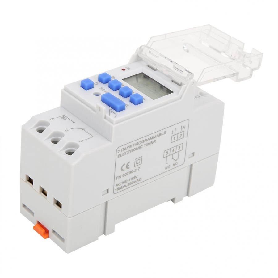 Temporizador Digital 100-130V AC 16A Weekly 12/24h... – Grandado