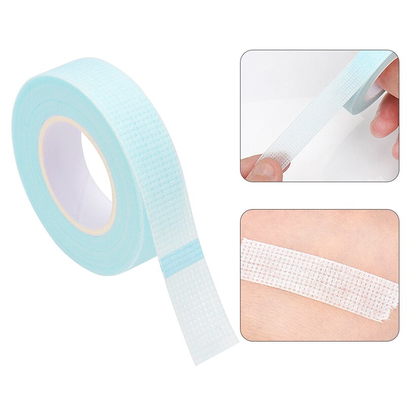 1 PC nastro per ciglia in tessuto non tessuto con fori cuscinetti per occhi traspiranti carta per ciglia finte toppa per donne strumenti per il trucco